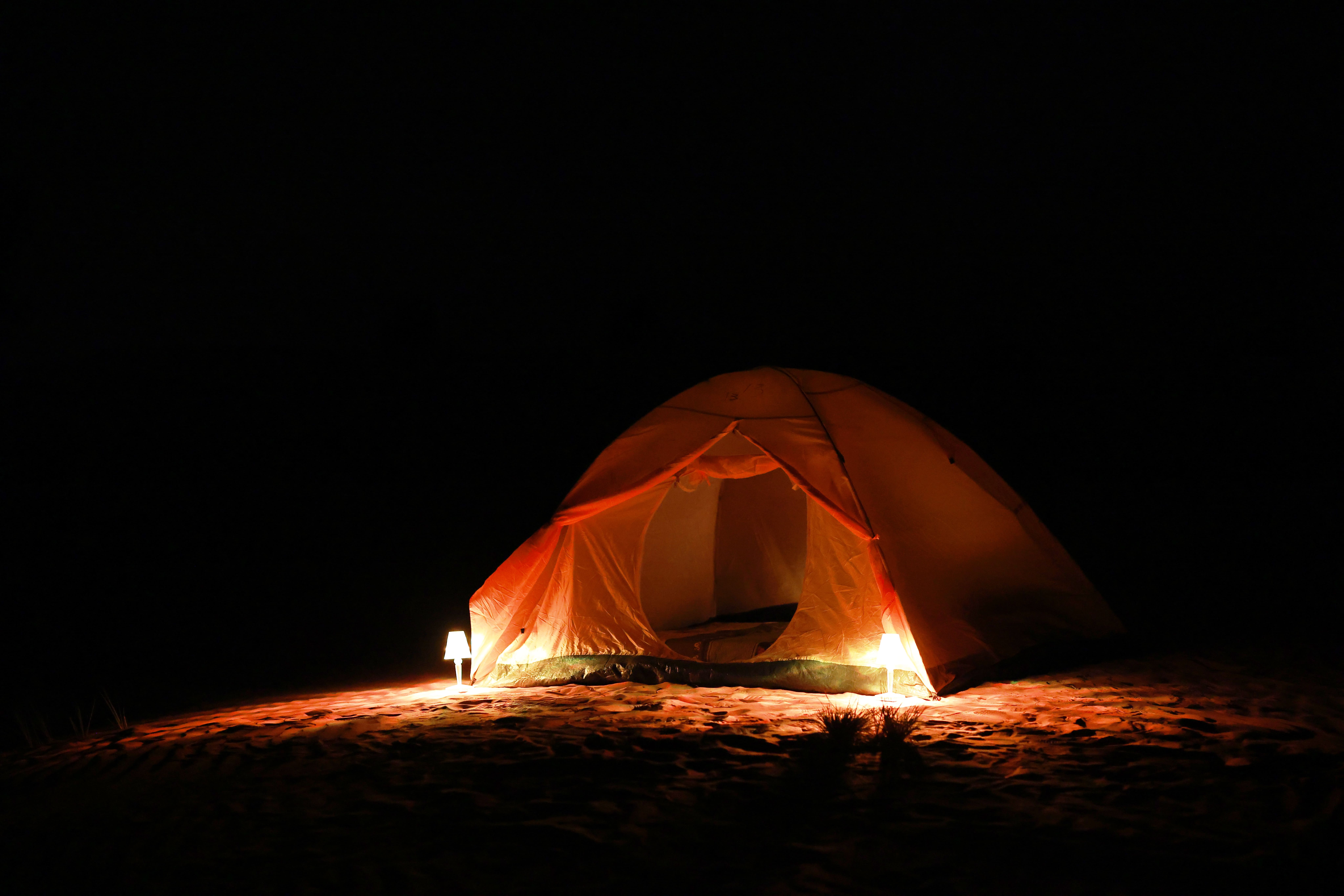 private desert camp in dubai